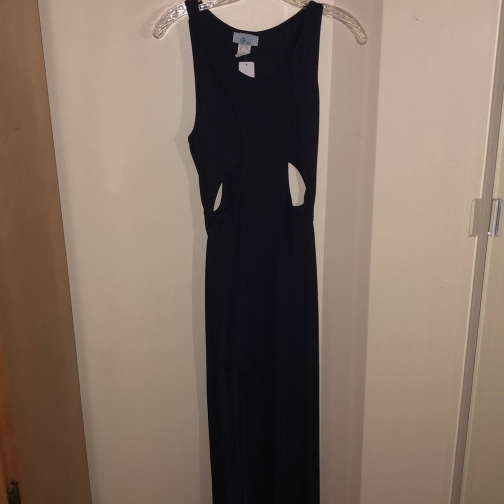 cut out asymmetrical dress
